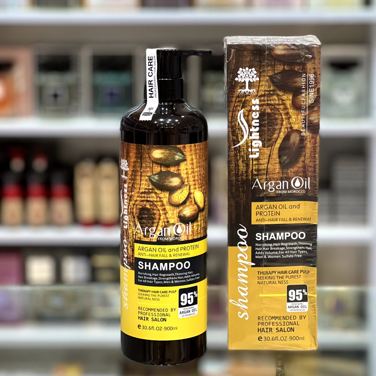 شامپو بدون سولفات آرگان لایتنس Lightness