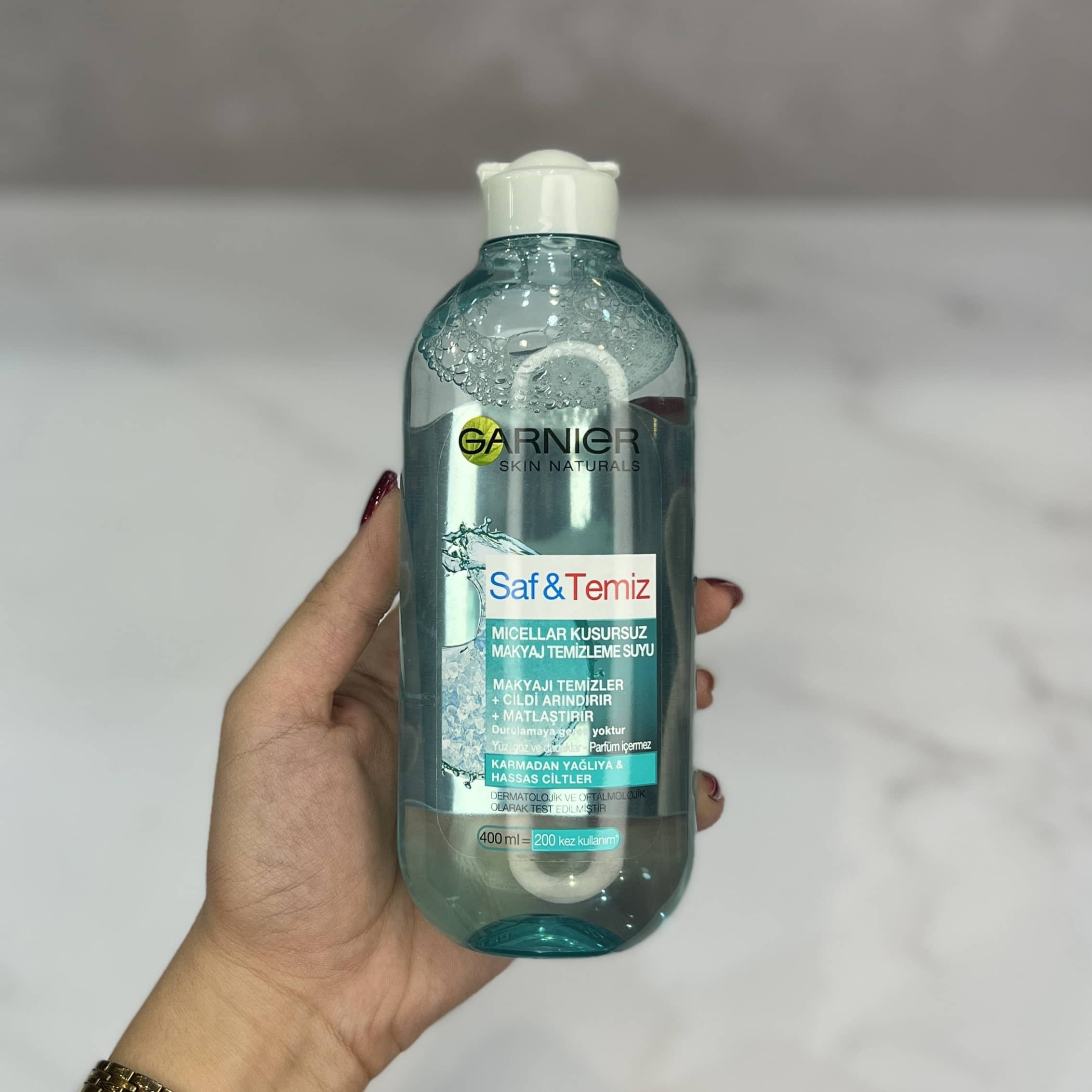 میسلار واتر گارنیر، مناسب پوست چرب و مختلط