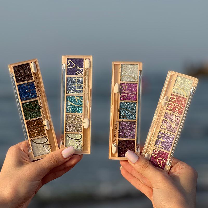 پلت 5 رنگ گلیتر